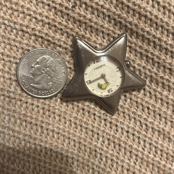 Vintage unique Golf(?) theme Star shaped watch pendant!!! - Picture 6 of 6